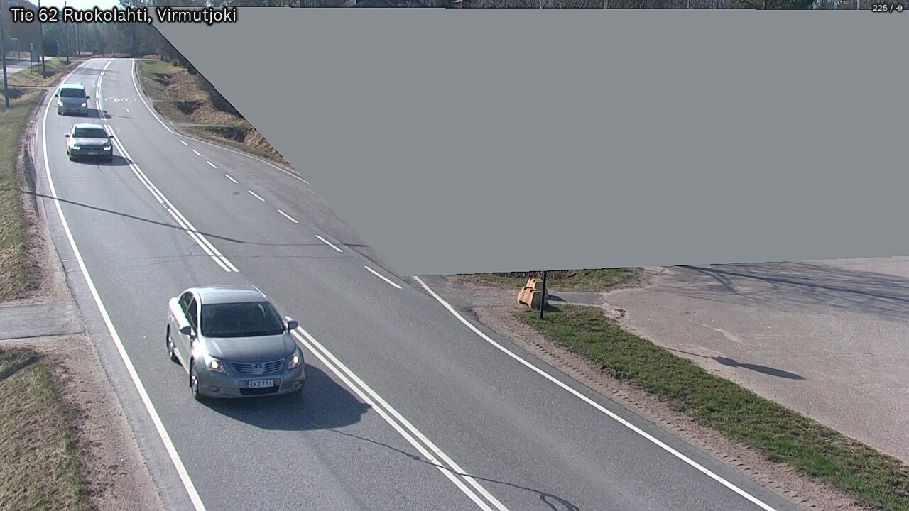 Weather Camera Image Road 62 Virmutjoki, Ruokolahti, Etelä-Karjala