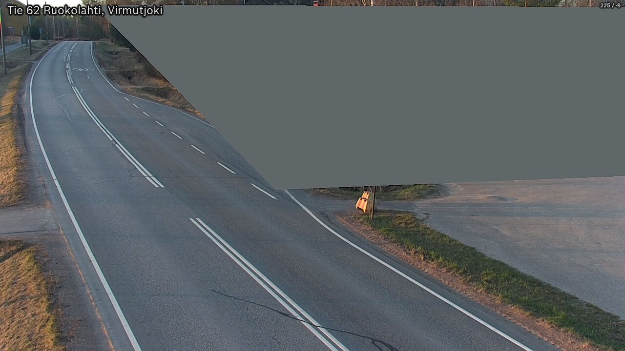 Weather Camera Image Road 62 Virmutjoki, Ruokolahti, Etelä-Karjala