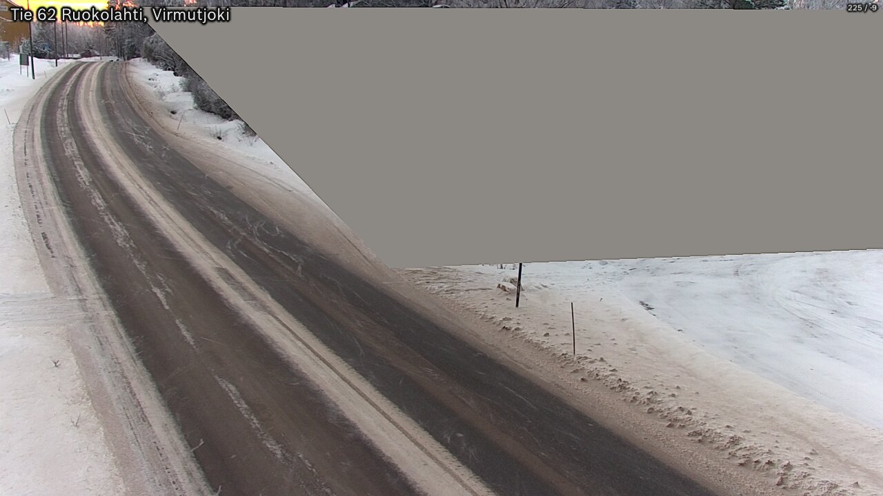 Weather Camera Image Road 62 Virmutjoki, Ruokolahti, Etelä-Karjala
