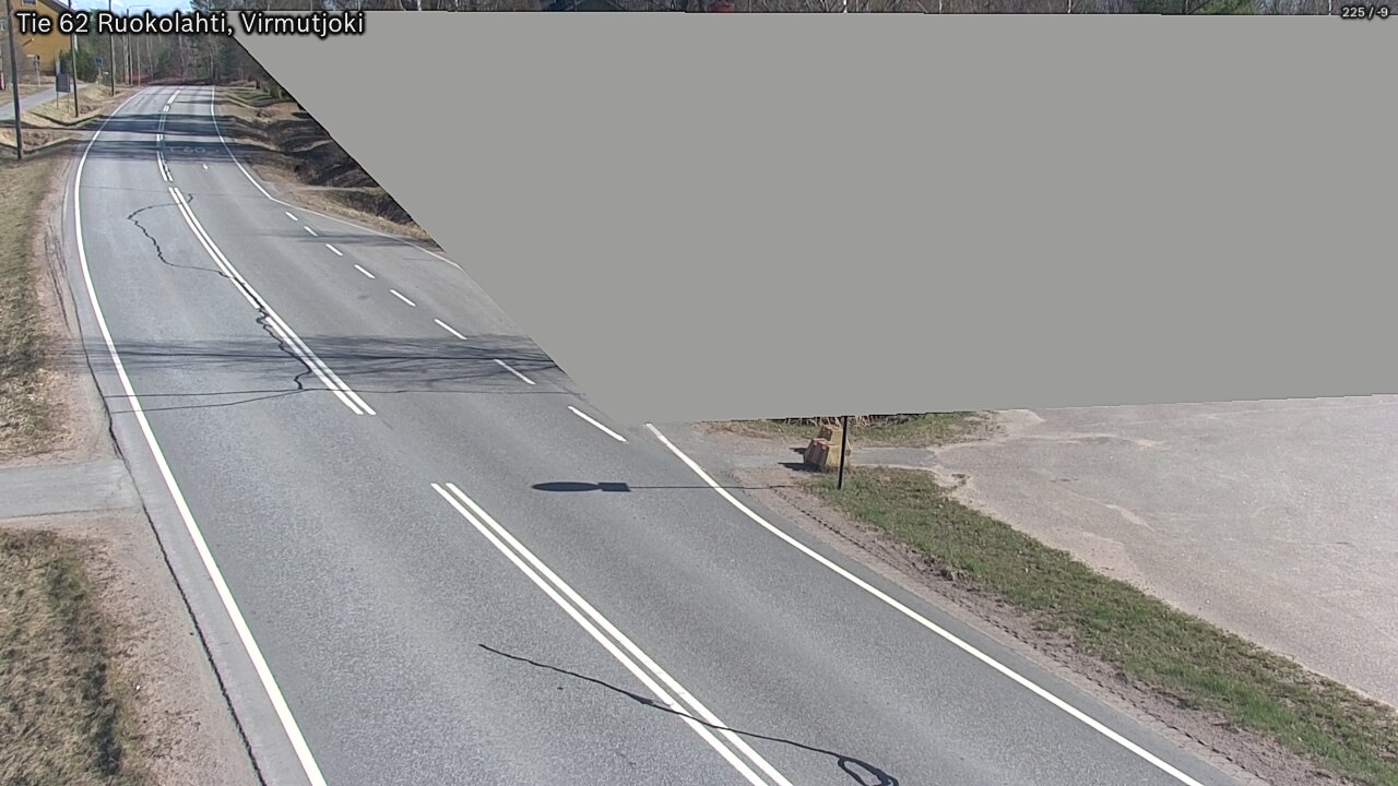 Weather Camera Image Väg 62 Virmutjoki, Ruokolahti, Etelä-Karjala