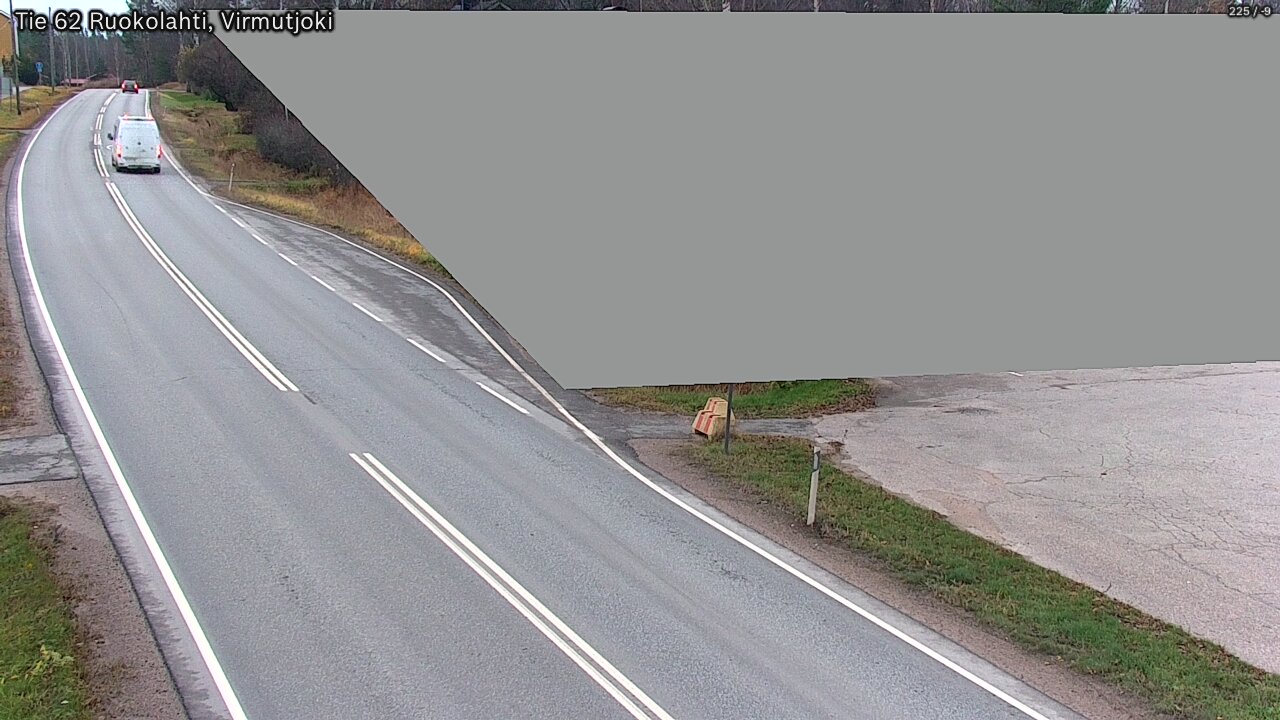 Weather Camera Image Road 62 Virmutjoki, Ruokolahti, Etelä-Karjala