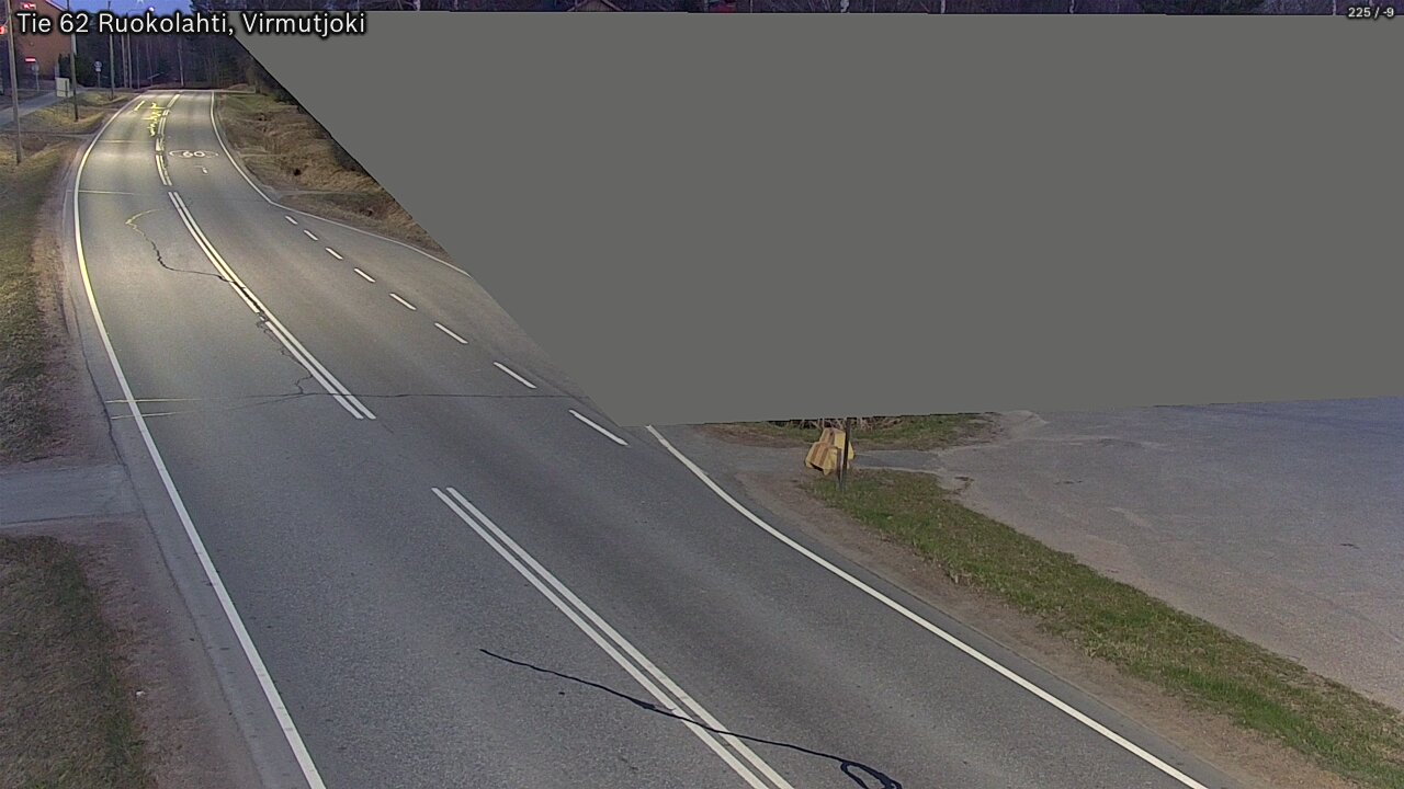 Weather Camera Image Väg 62 Virmutjoki, Ruokolahti, Etelä-Karjala