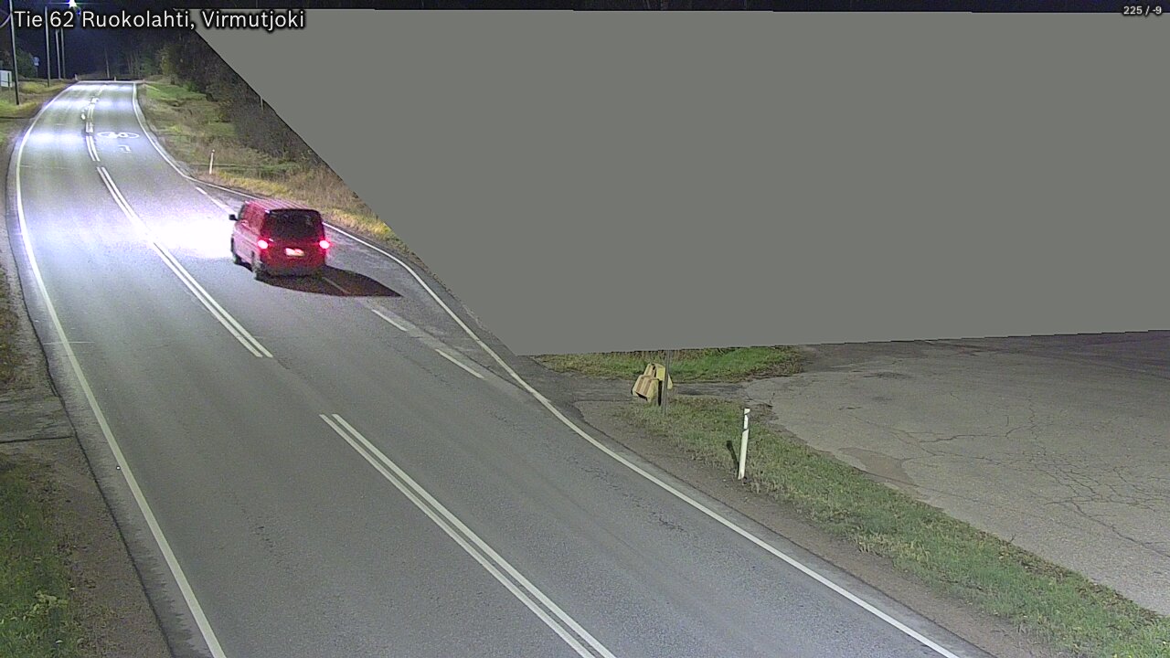 Weather Camera Image Road 62 Virmutjoki, Ruokolahti, Etelä-Karjala