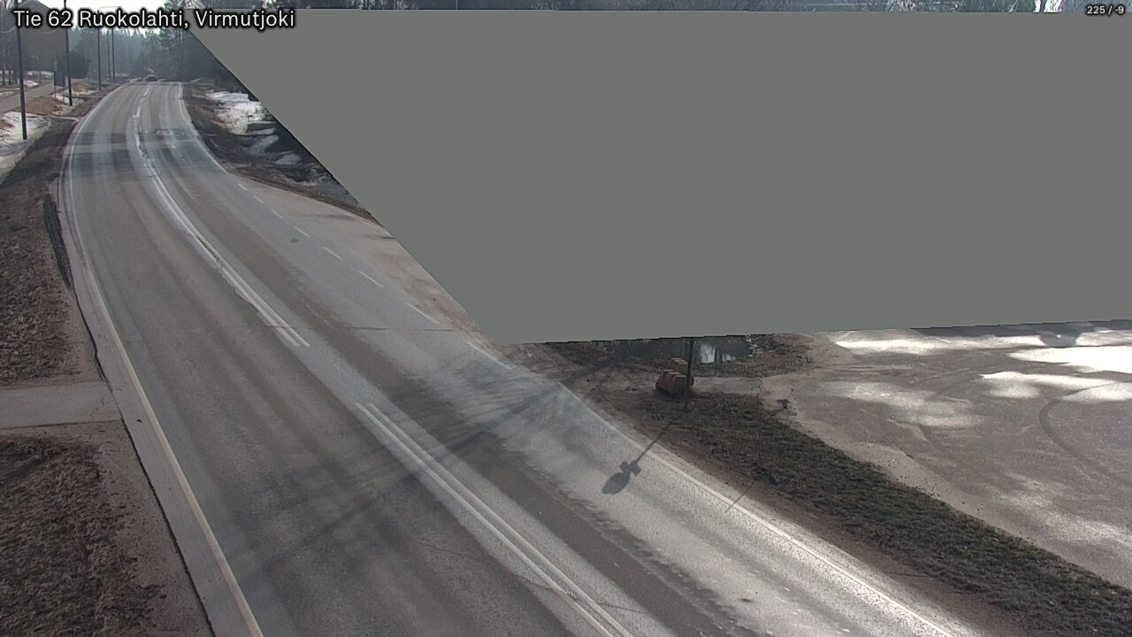 Weather Camera Image Road 62 Virmutjoki, Ruokolahti, Etelä-Karjala