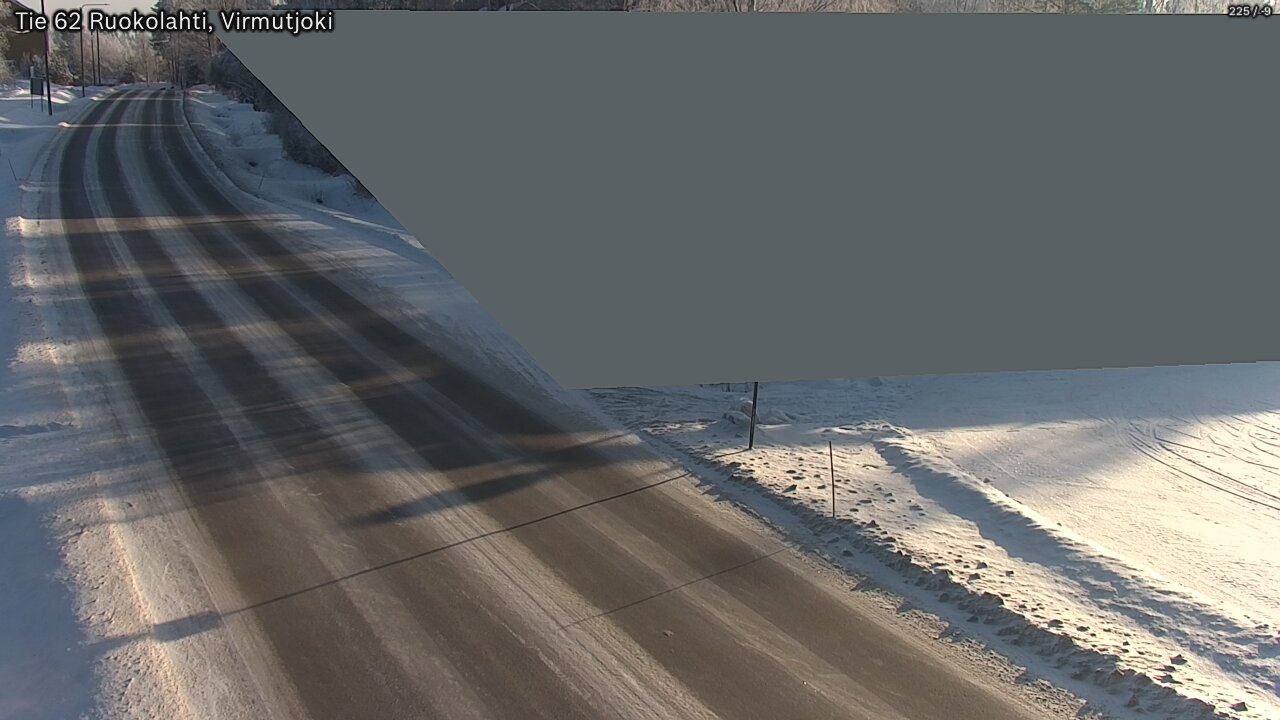 Weather Camera Image Väg 62 Virmutjoki, Ruokolahti, Etelä-Karjala