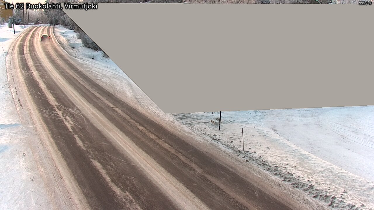 Weather Camera Image Road 62 Virmutjoki, Ruokolahti, Etelä-Karjala