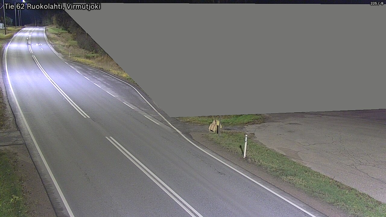 Weather Camera Image Road 62 Virmutjoki, Ruokolahti, Etelä-Karjala