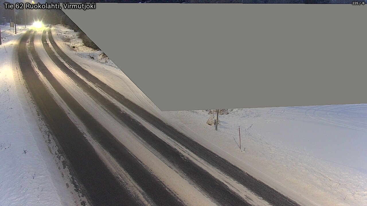 Weather Camera Image Road 62 Virmutjoki, Ruokolahti, Etelä-Karjala