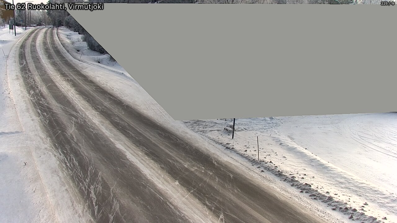 Weather Camera Image Road 62 Virmutjoki, Ruokolahti, Etelä-Karjala
