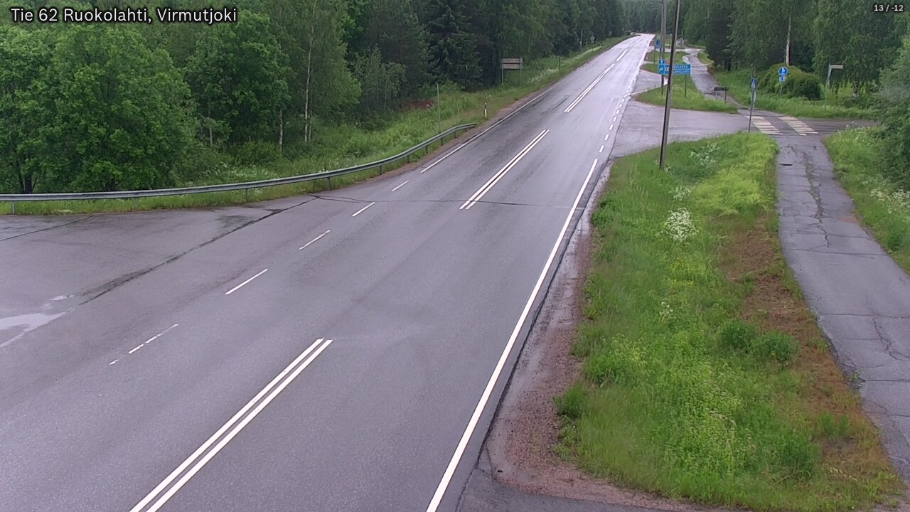 Weather Camera Image Väg 62 Virmutjoki, Ruokolahti, Etelä-Karjala