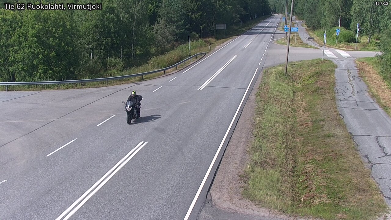 Weather Camera Image Road 62 Virmutjoki, Ruokolahti, Etelä-Karjala