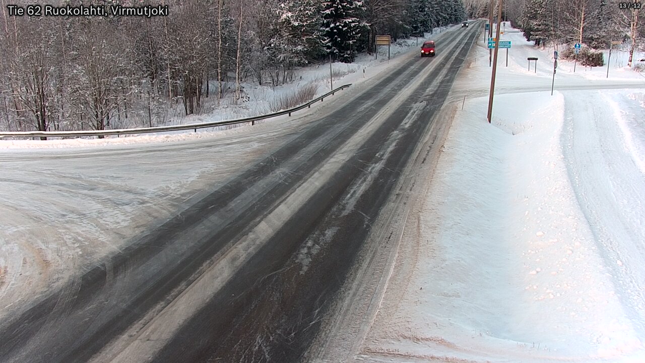 Weather Camera Image Road 62 Virmutjoki, Ruokolahti, Etelä-Karjala