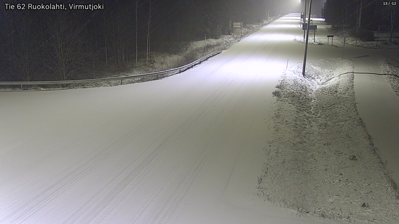 Kelikamerat Kuva Tie 62 Virmutjoki, Ruokolahti, Etelä-Karjala