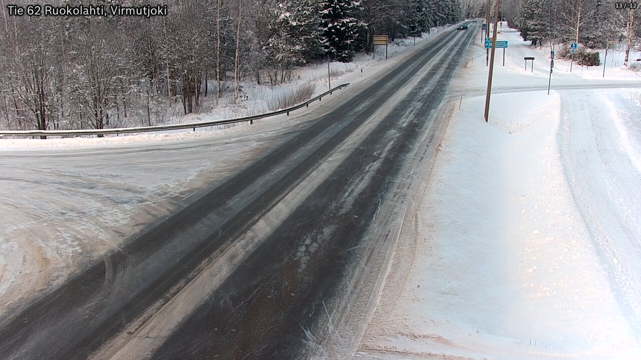 Weather Camera Image Road 62 Virmutjoki, Ruokolahti, Etelä-Karjala