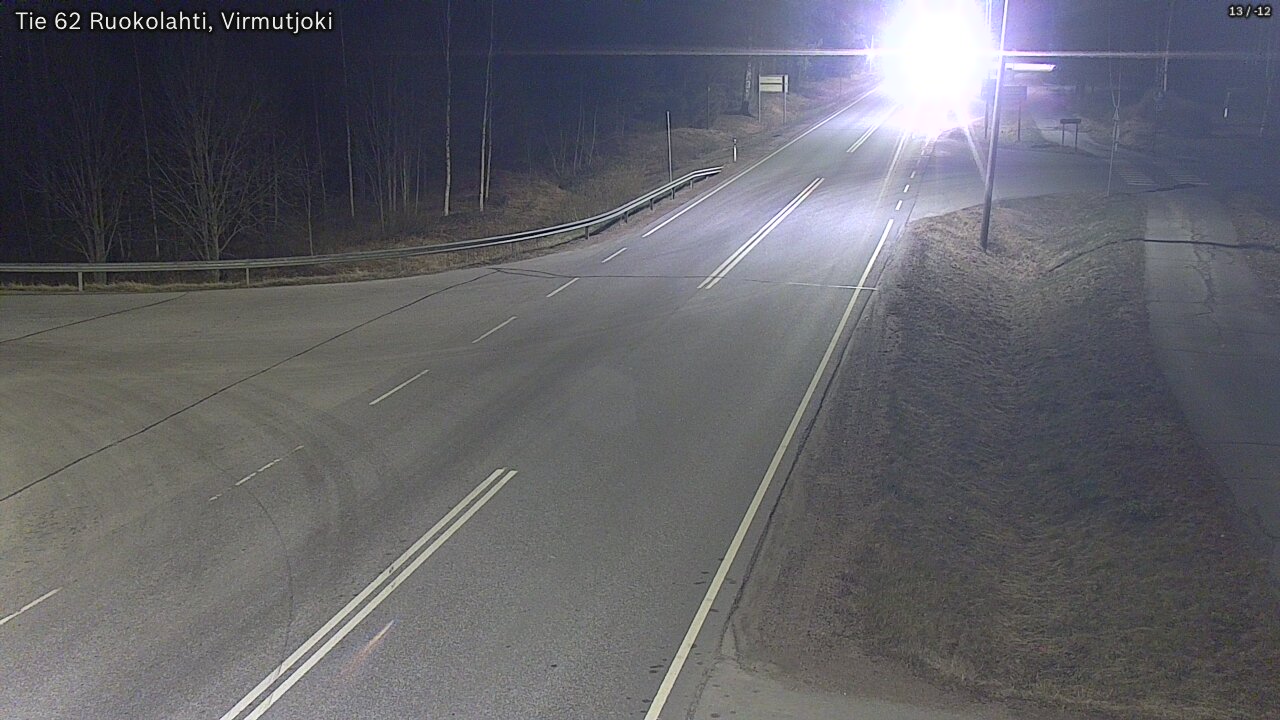 Weather Camera Image Väg 62 Virmutjoki, Ruokolahti, Etelä-Karjala
