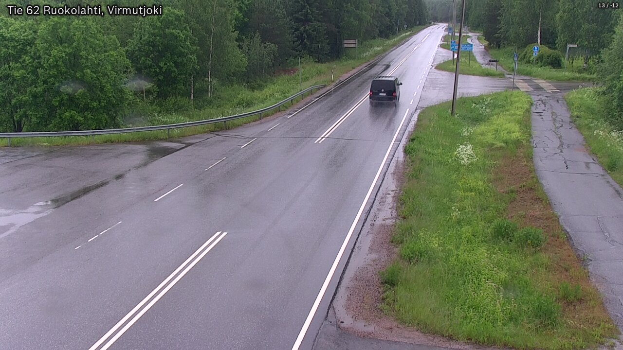 Weather Camera Image Road 62 Virmutjoki, Ruokolahti, Etelä-Karjala