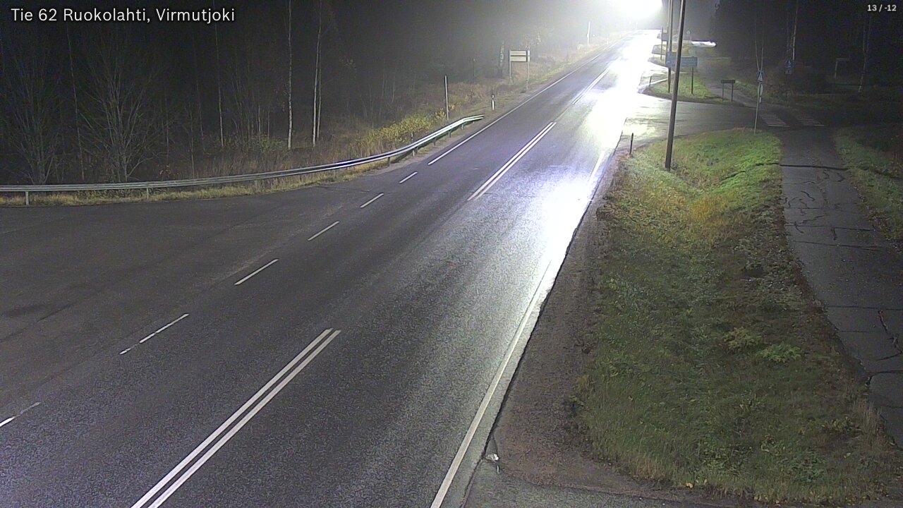 Kelikamerat Kuva Tie 62 Virmutjoki, Ruokolahti, Etelä-Karjala