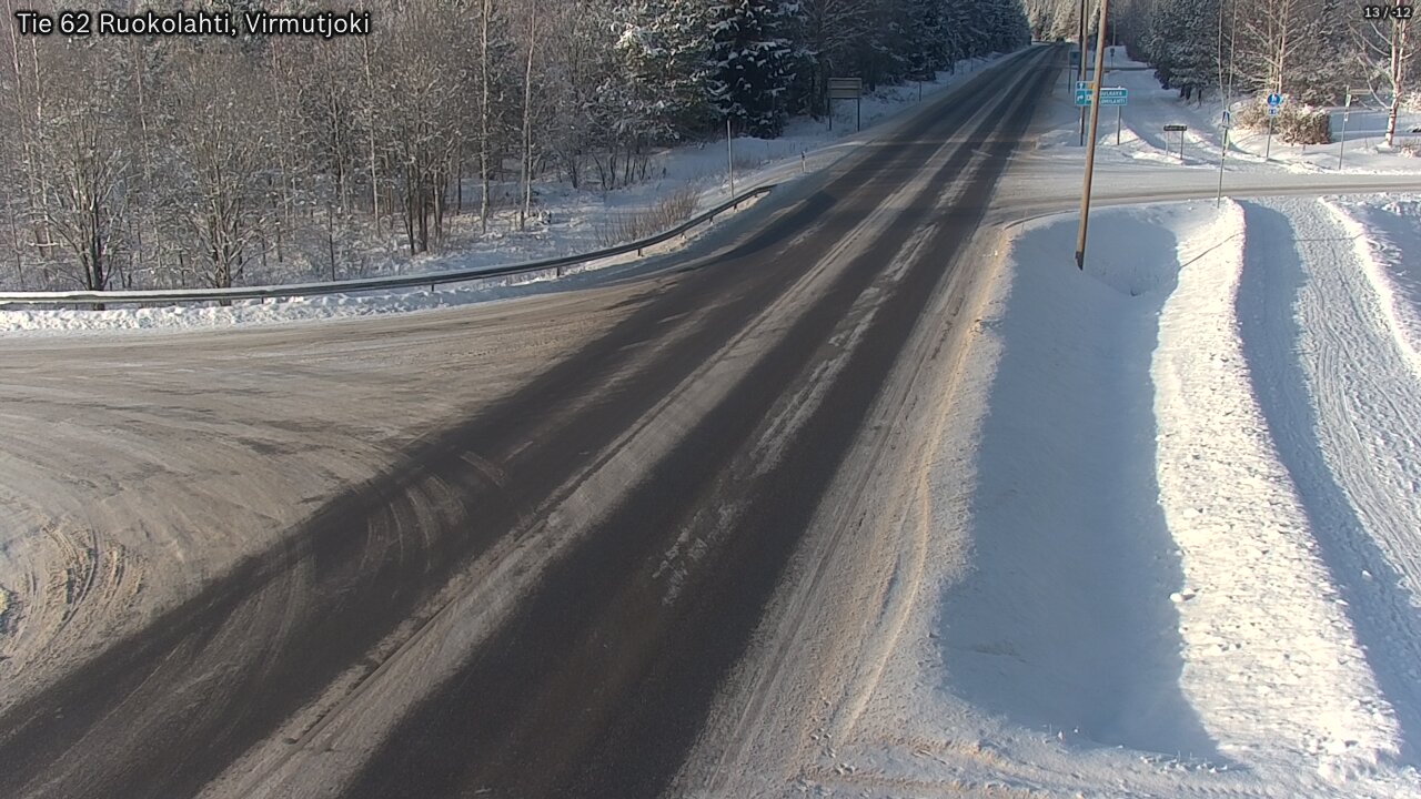 Kelikamerat Kuva Tie 62 Virmutjoki, Ruokolahti, Etelä-Karjala