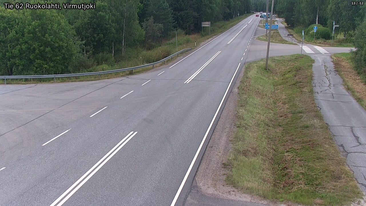 Weather Camera Image Road 62 Virmutjoki, Ruokolahti, Etelä-Karjala