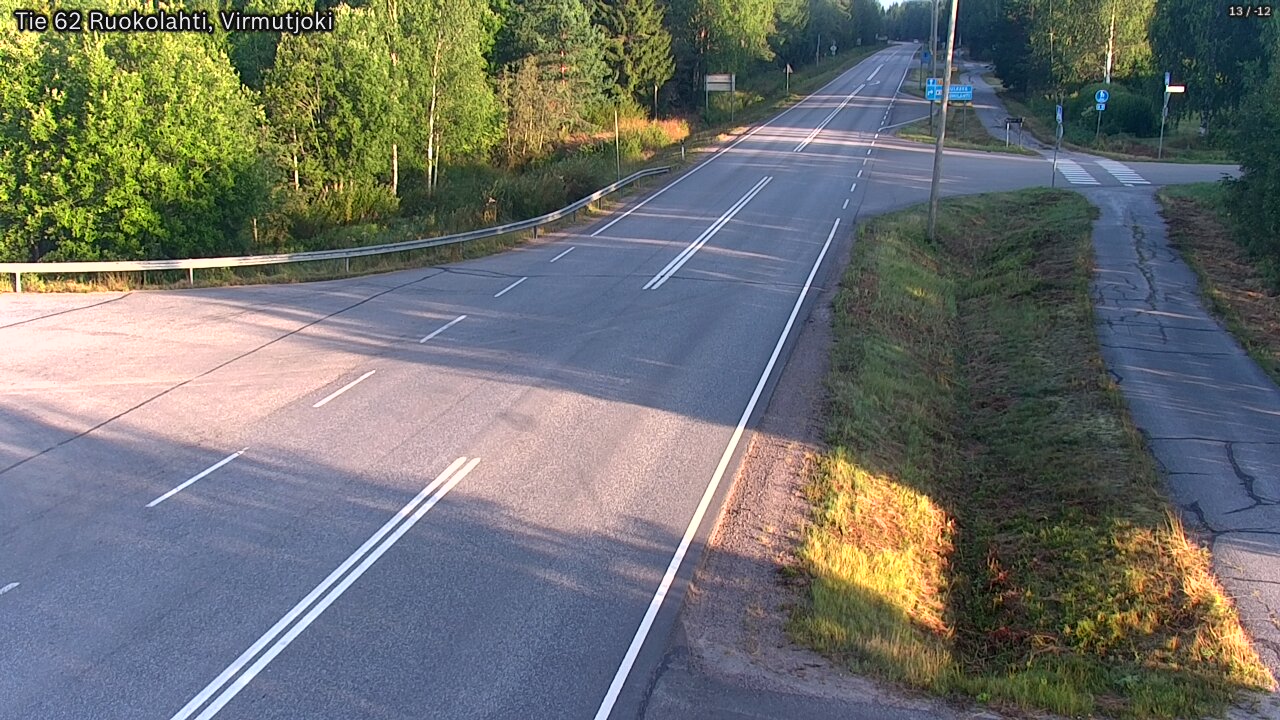 Weather Camera Image Road 62 Virmutjoki, Ruokolahti, Etelä-Karjala