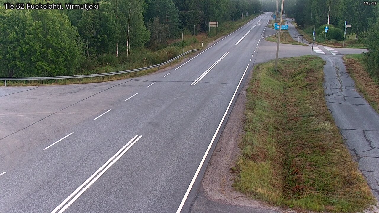 Weather Camera Image Road 62 Virmutjoki, Ruokolahti, Etelä-Karjala