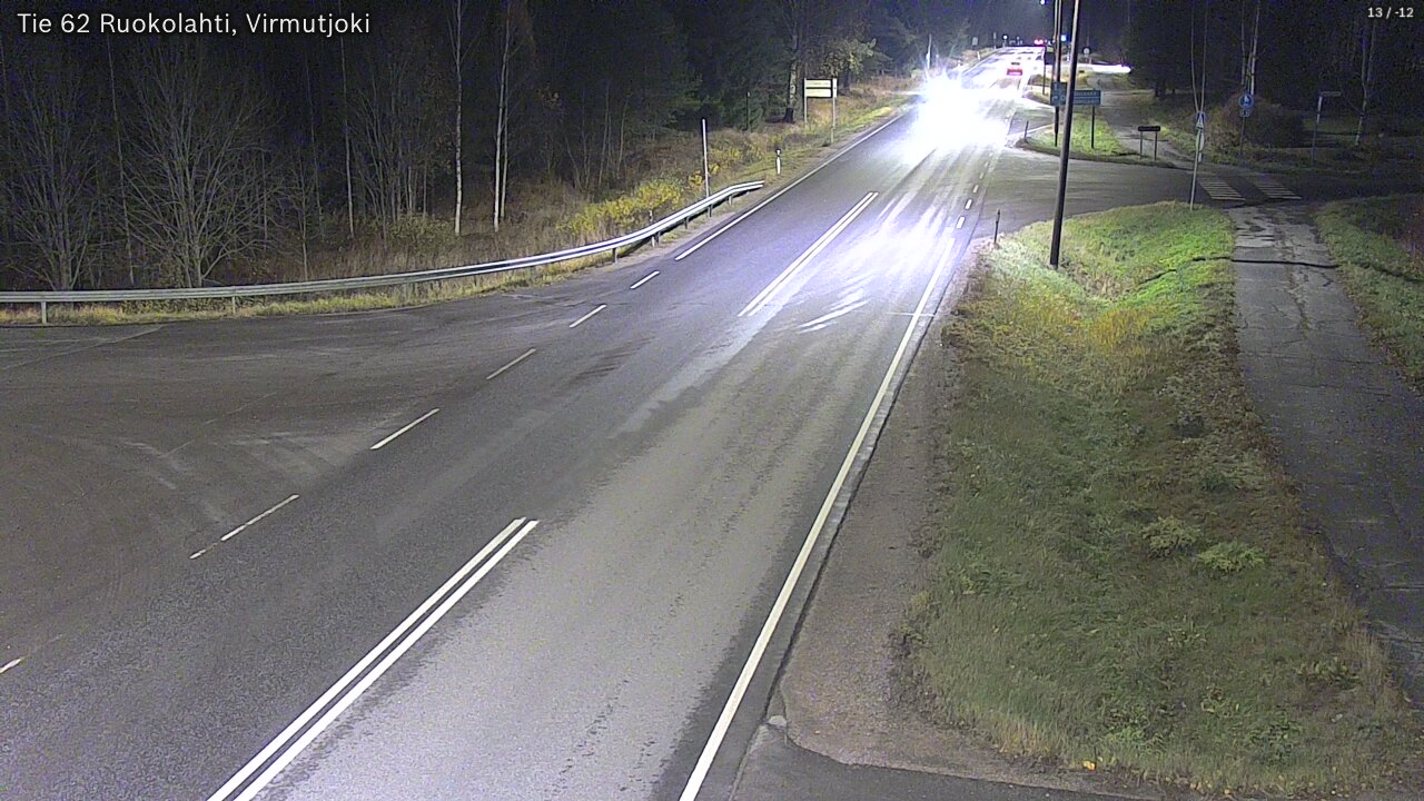 Weather Camera Image Väg 62 Virmutjoki, Ruokolahti, Etelä-Karjala