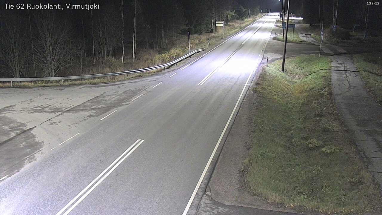 Weather Camera Image Road 62 Virmutjoki, Ruokolahti, Etelä-Karjala