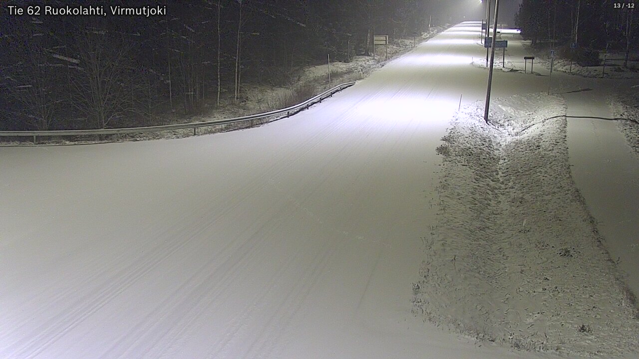 Kelikamerat Kuva Tie 62 Virmutjoki, Ruokolahti, Etelä-Karjala