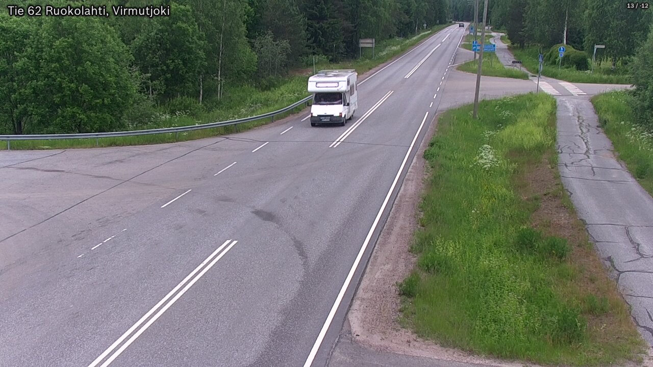 Kelikamerat Kuva Tie 62 Virmutjoki, Ruokolahti, Etelä-Karjala