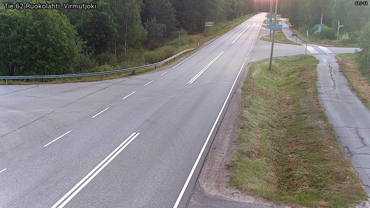 Weather Camera Image Road 62 Virmutjoki, Ruokolahti, Etelä-Karjala