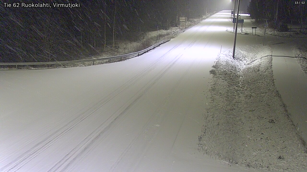 Kelikamerat Kuva Tie 62 Virmutjoki, Ruokolahti, Etelä-Karjala