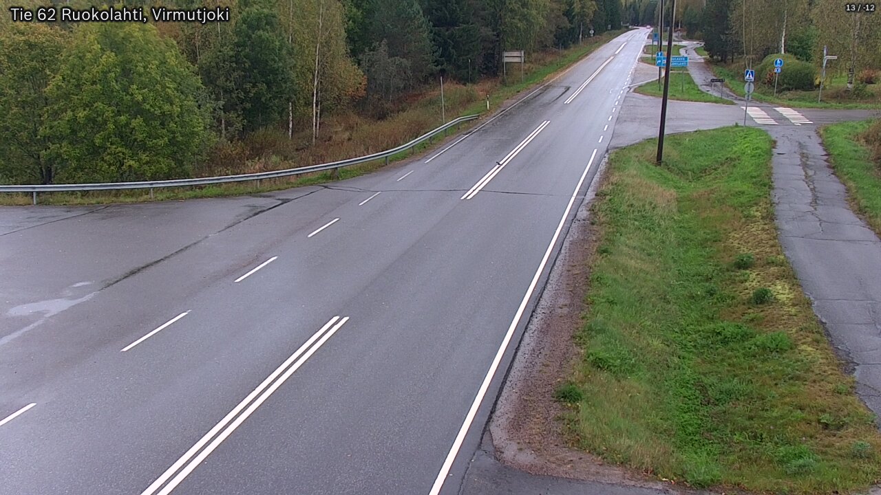 Weather Camera Image Road 62 Virmutjoki, Ruokolahti, Etelä-Karjala