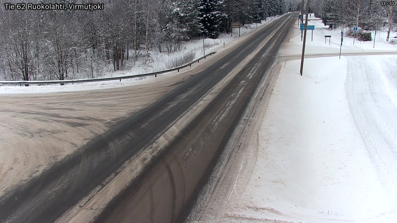 Kelikamerat Kuva Tie 62 Virmutjoki, Ruokolahti, Etelä-Karjala