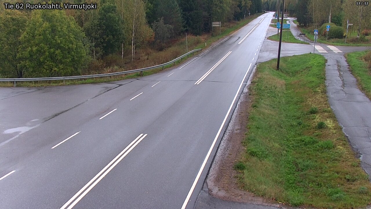 Weather Camera Image Road 62 Virmutjoki, Ruokolahti, Etelä-Karjala