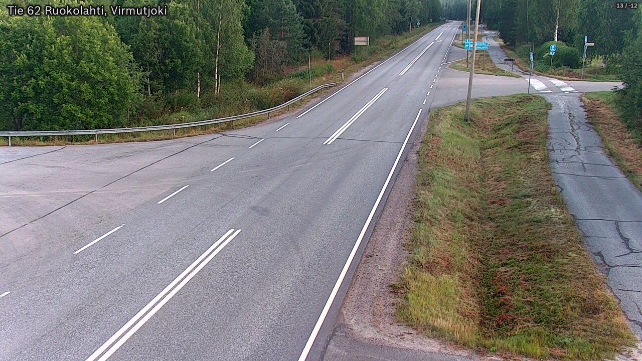 Weather Camera Image Road 62 Virmutjoki, Ruokolahti, Etelä-Karjala