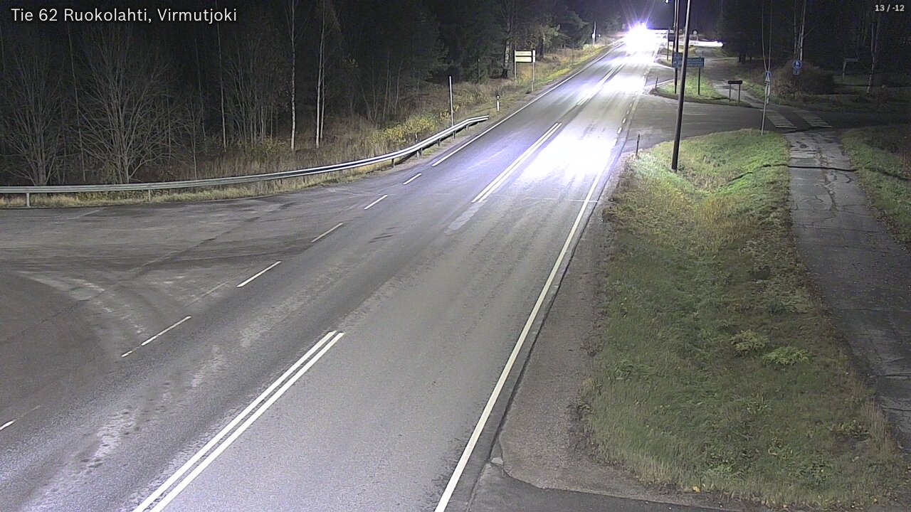 Weather Camera Image Väg 62 Virmutjoki, Ruokolahti, Etelä-Karjala