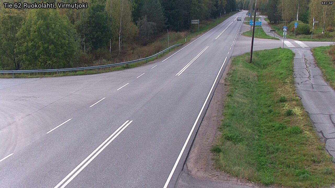 Kelikamerat Kuva Tie 62 Virmutjoki, Ruokolahti, Etelä-Karjala