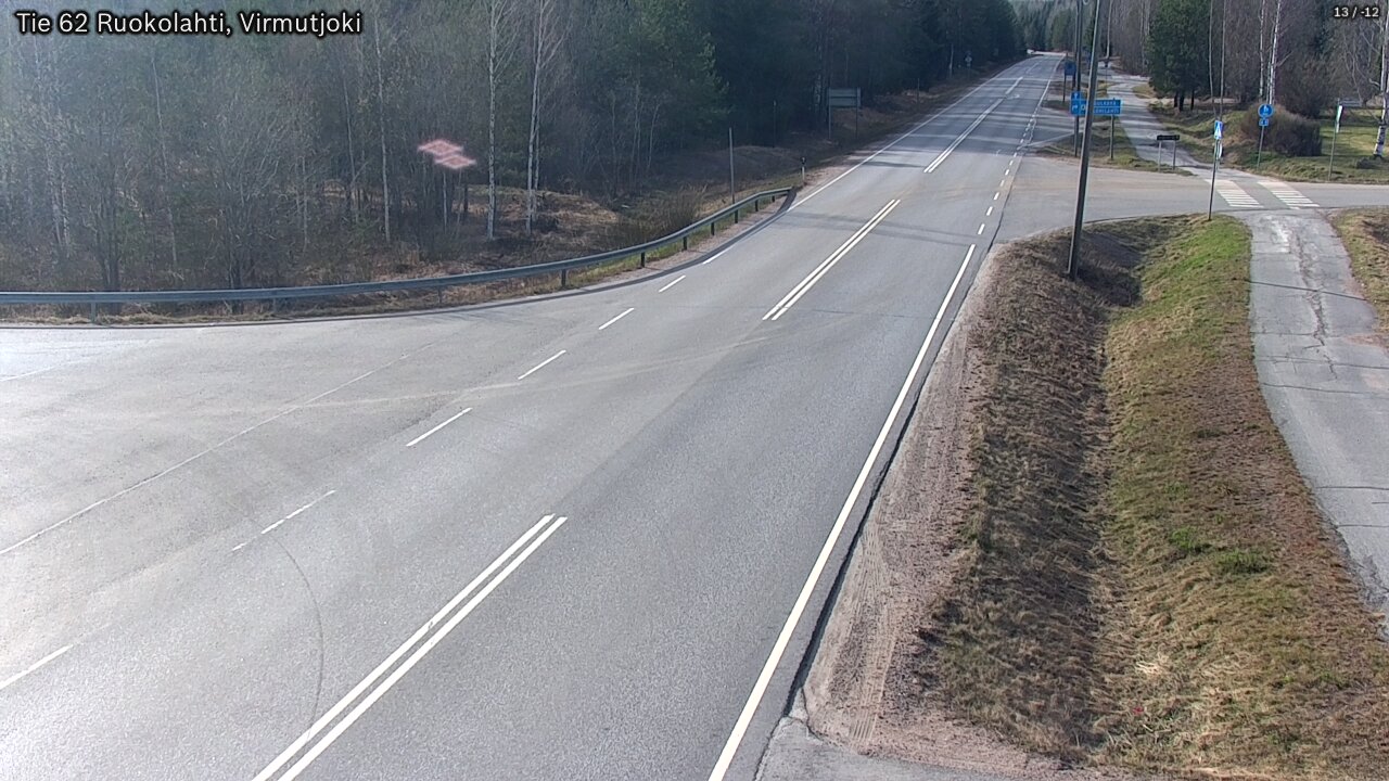 Kelikamerat Kuva Tie 62 Virmutjoki, Ruokolahti, Etelä-Karjala