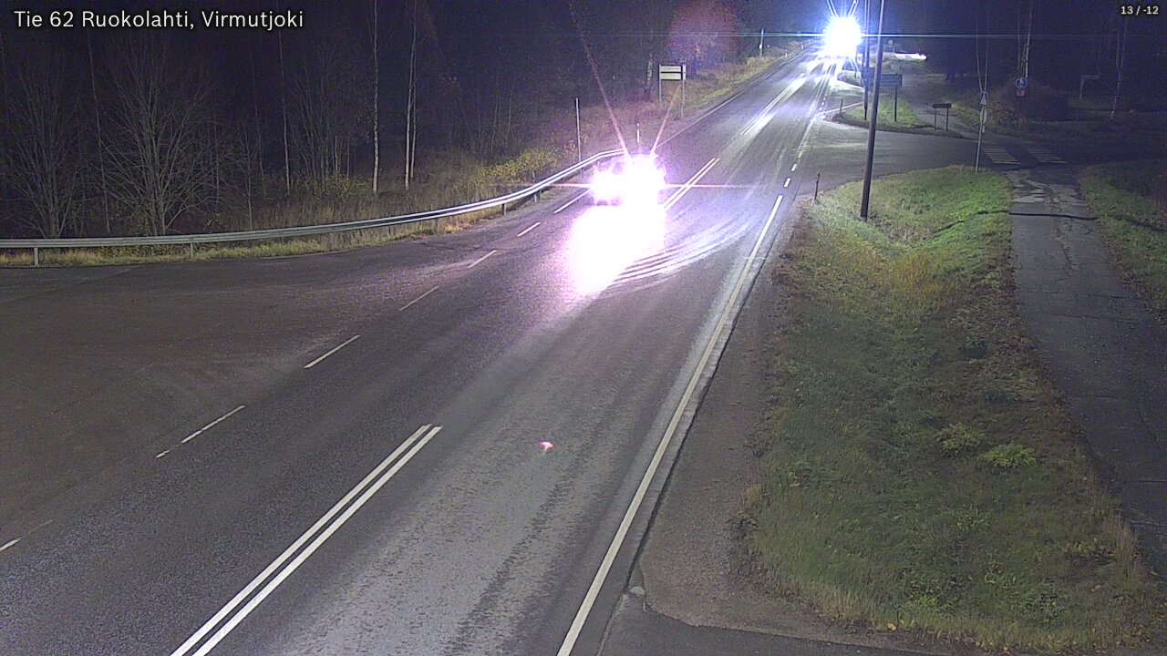 Weather Camera Image Väg 62 Virmutjoki, Ruokolahti, Etelä-Karjala