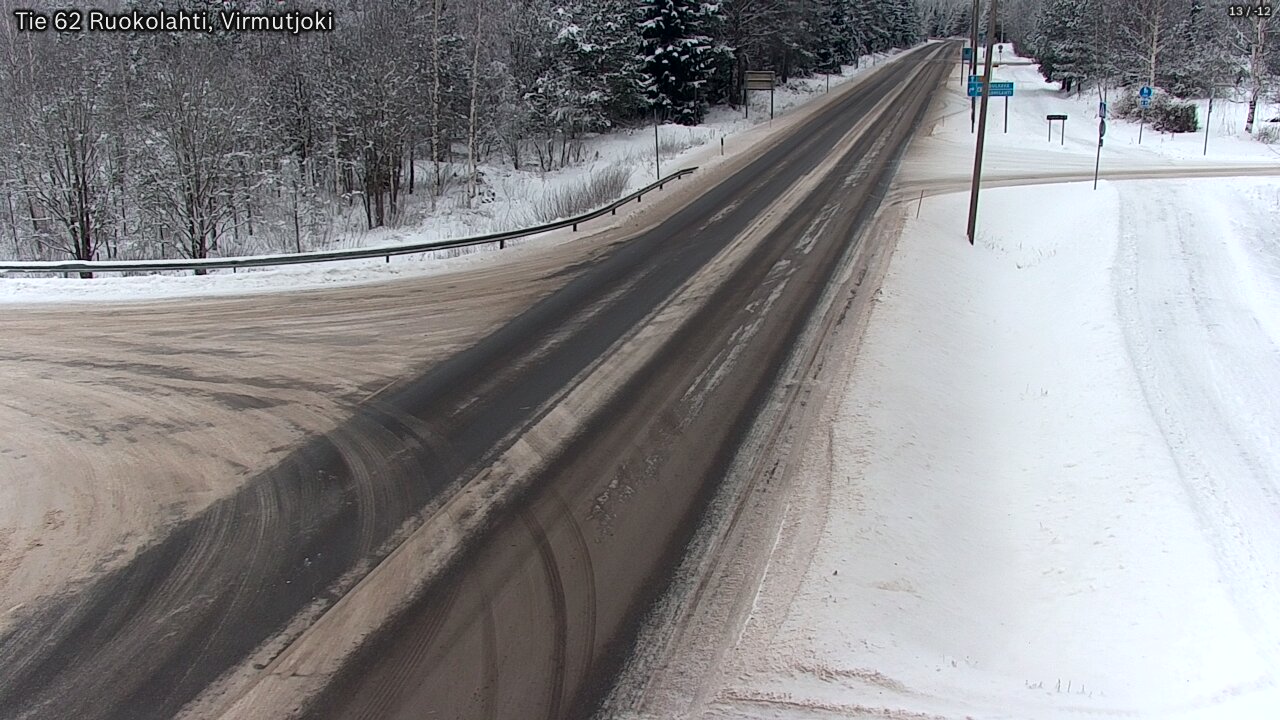 Kelikamerat Kuva Tie 62 Virmutjoki, Ruokolahti, Etelä-Karjala