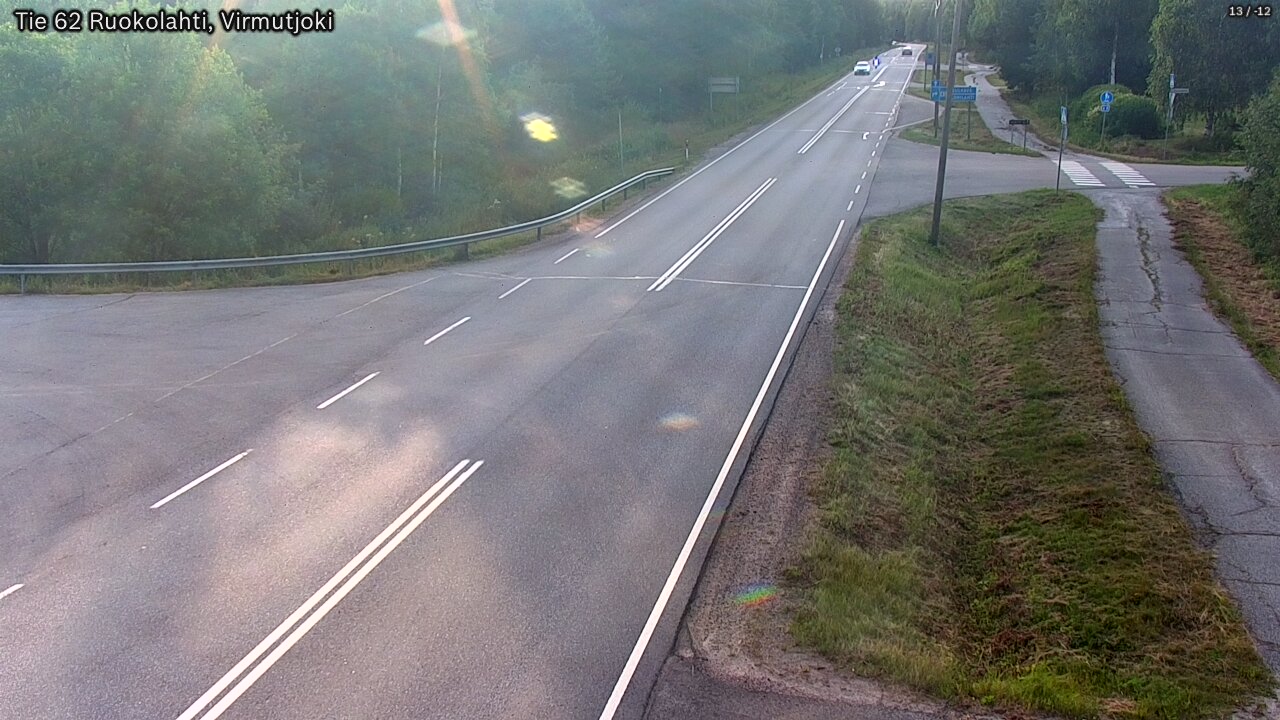 Weather Camera Image Road 62 Virmutjoki, Ruokolahti, Etelä-Karjala