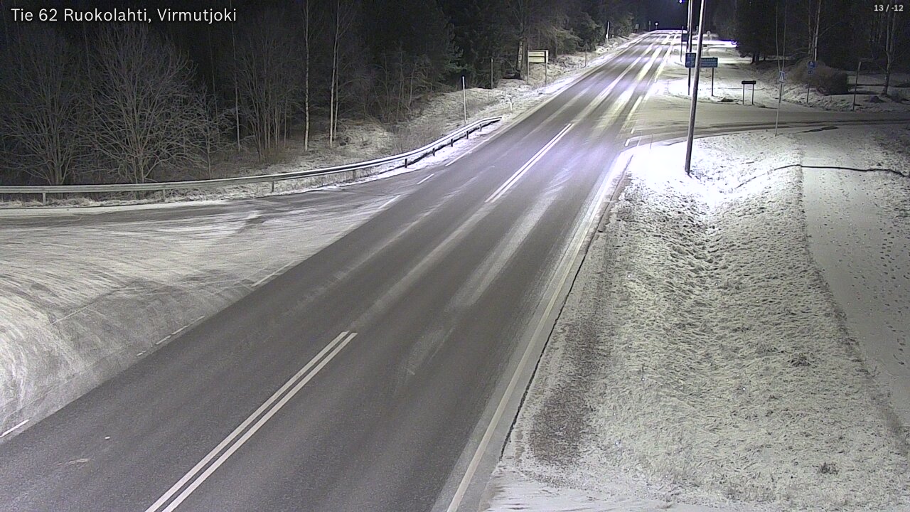 Kelikamerat Kuva Tie 62 Virmutjoki, Ruokolahti, Etelä-Karjala