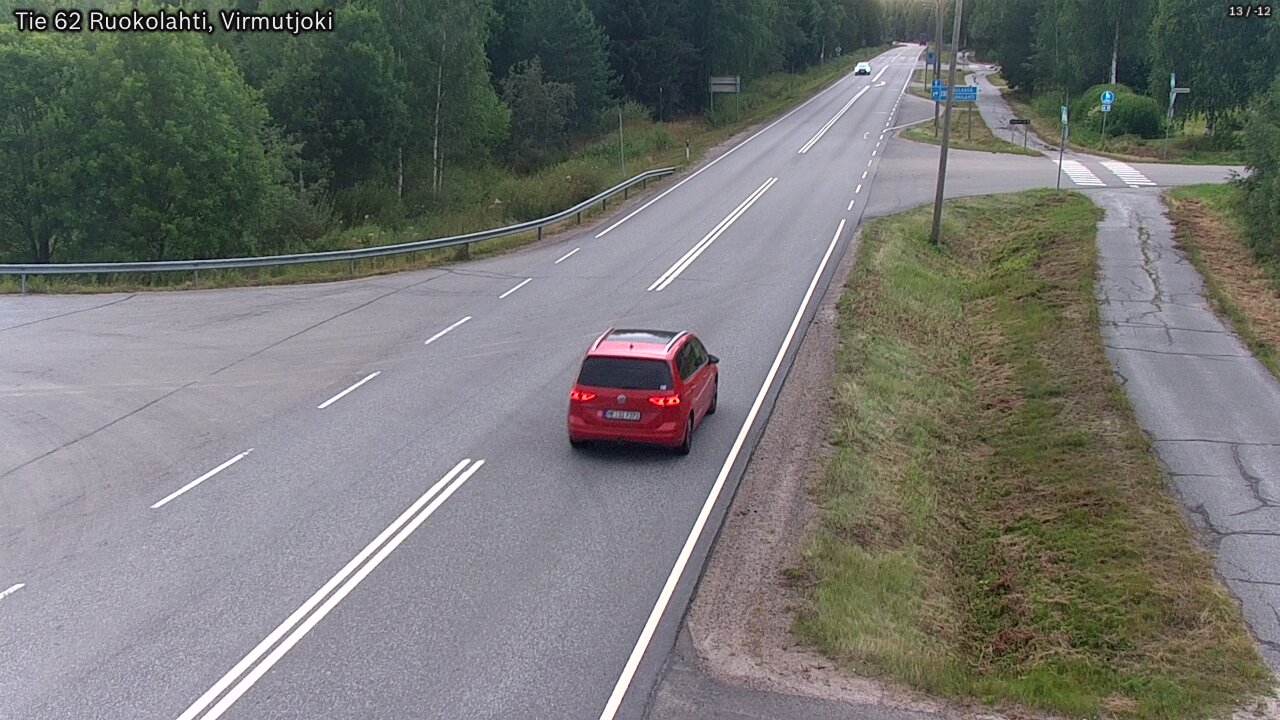 Weather Camera Image Road 62 Virmutjoki, Ruokolahti, Etelä-Karjala