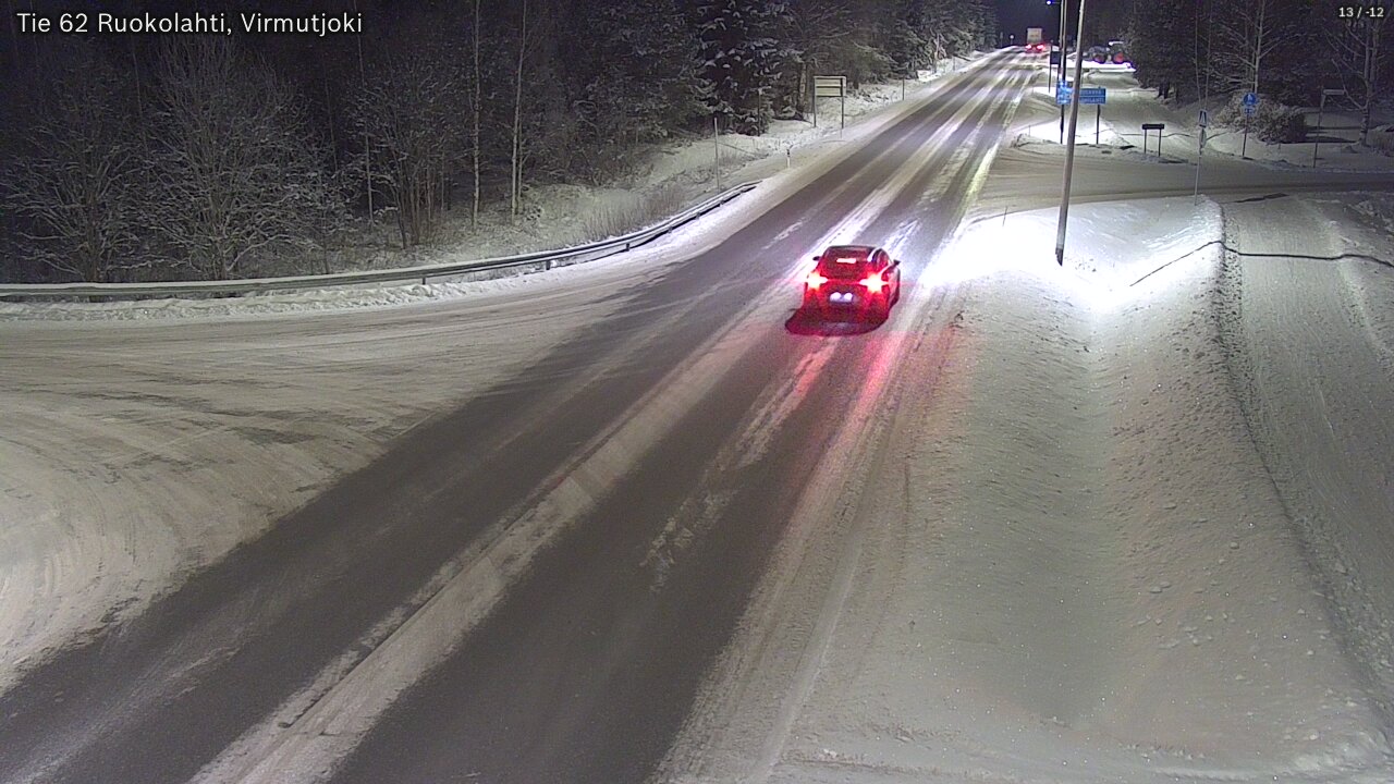 Kelikamerat Kuva Tie 62 Virmutjoki, Ruokolahti, Etelä-Karjala