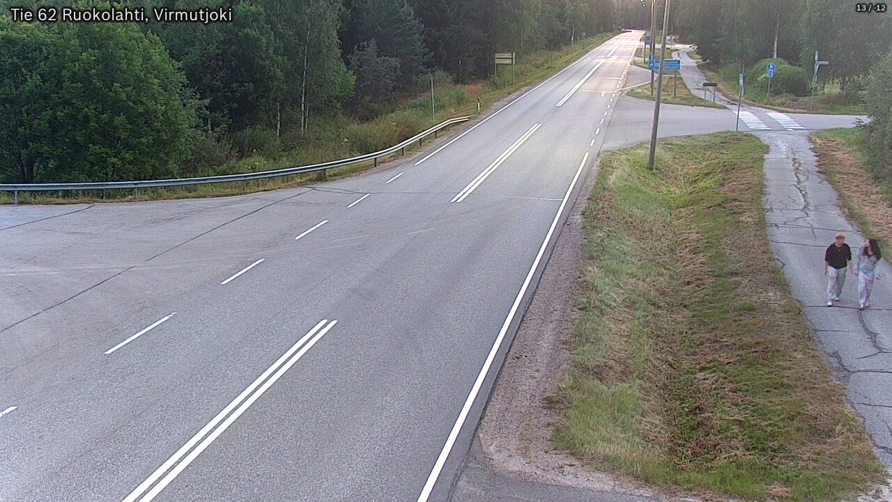Weather Camera Image Road 62 Virmutjoki, Ruokolahti, Etelä-Karjala