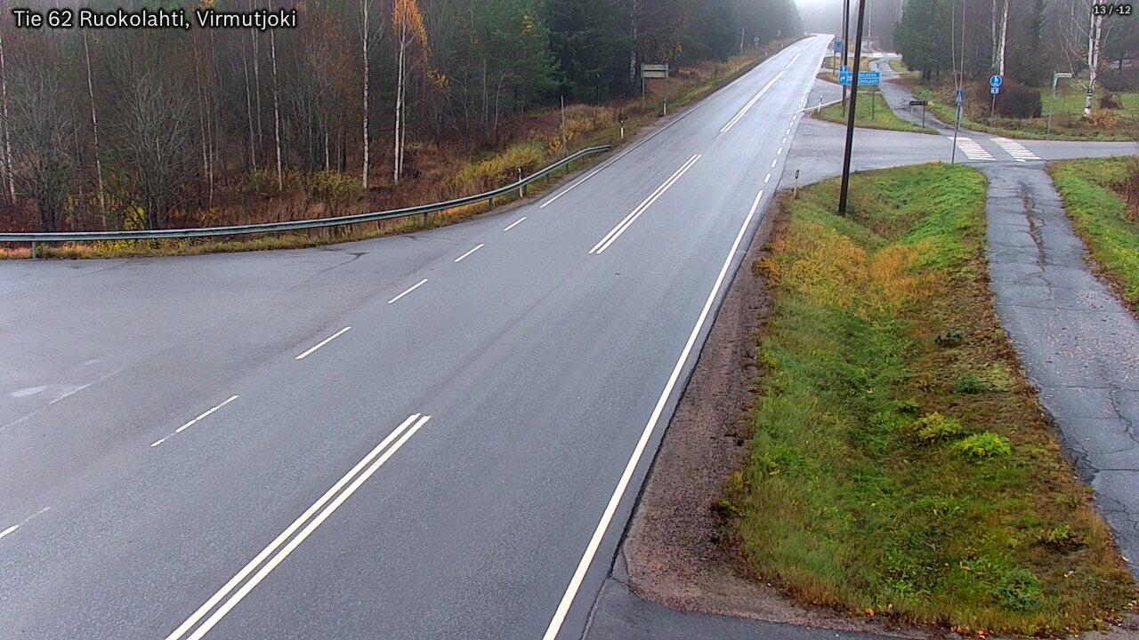 Kelikamerat Kuva Tie 62 Virmutjoki, Ruokolahti, Etelä-Karjala