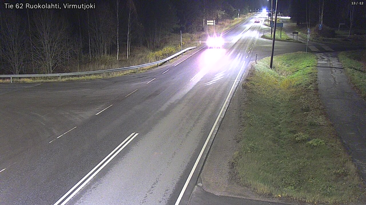 Weather Camera Image Väg 62 Virmutjoki, Ruokolahti, Etelä-Karjala