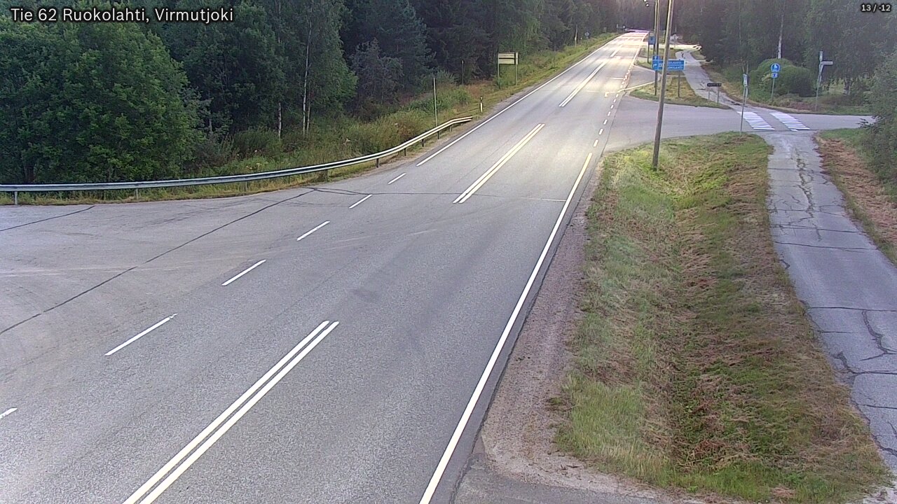 Weather Camera Image Road 62 Virmutjoki, Ruokolahti, Etelä-Karjala