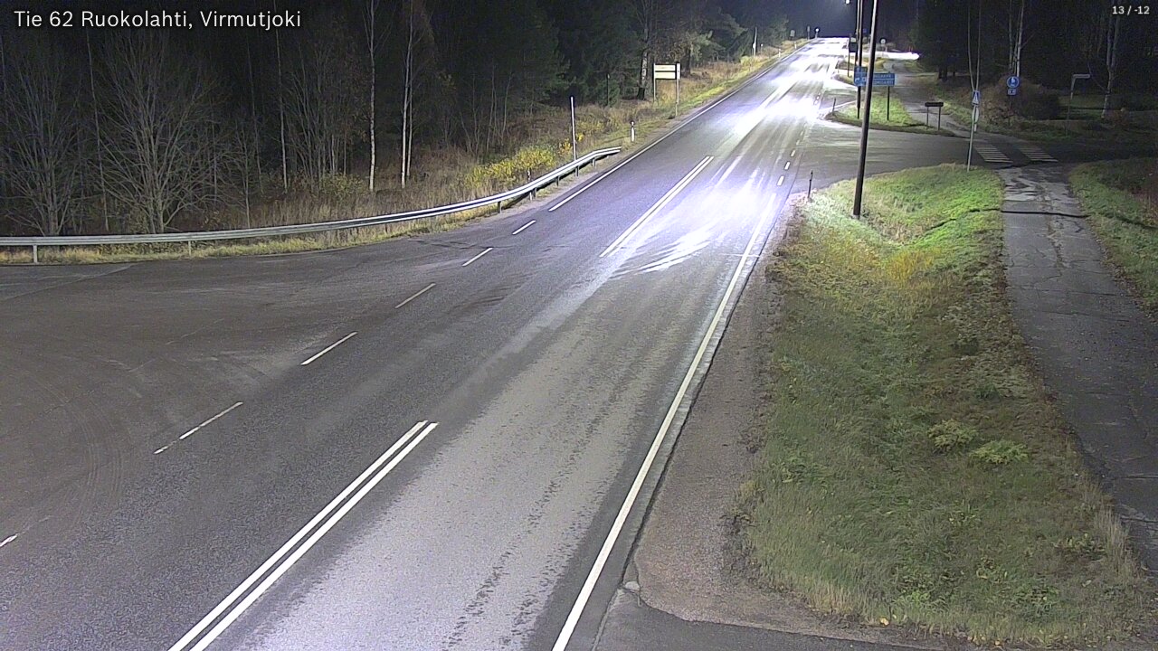 Weather Camera Image Väg 62 Virmutjoki, Ruokolahti, Etelä-Karjala