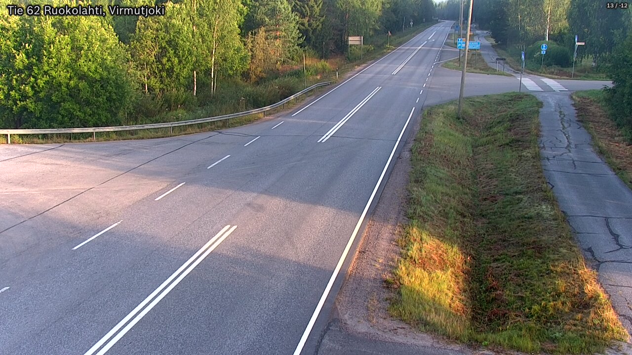 Weather Camera Image Road 62 Virmutjoki, Ruokolahti, Etelä-Karjala